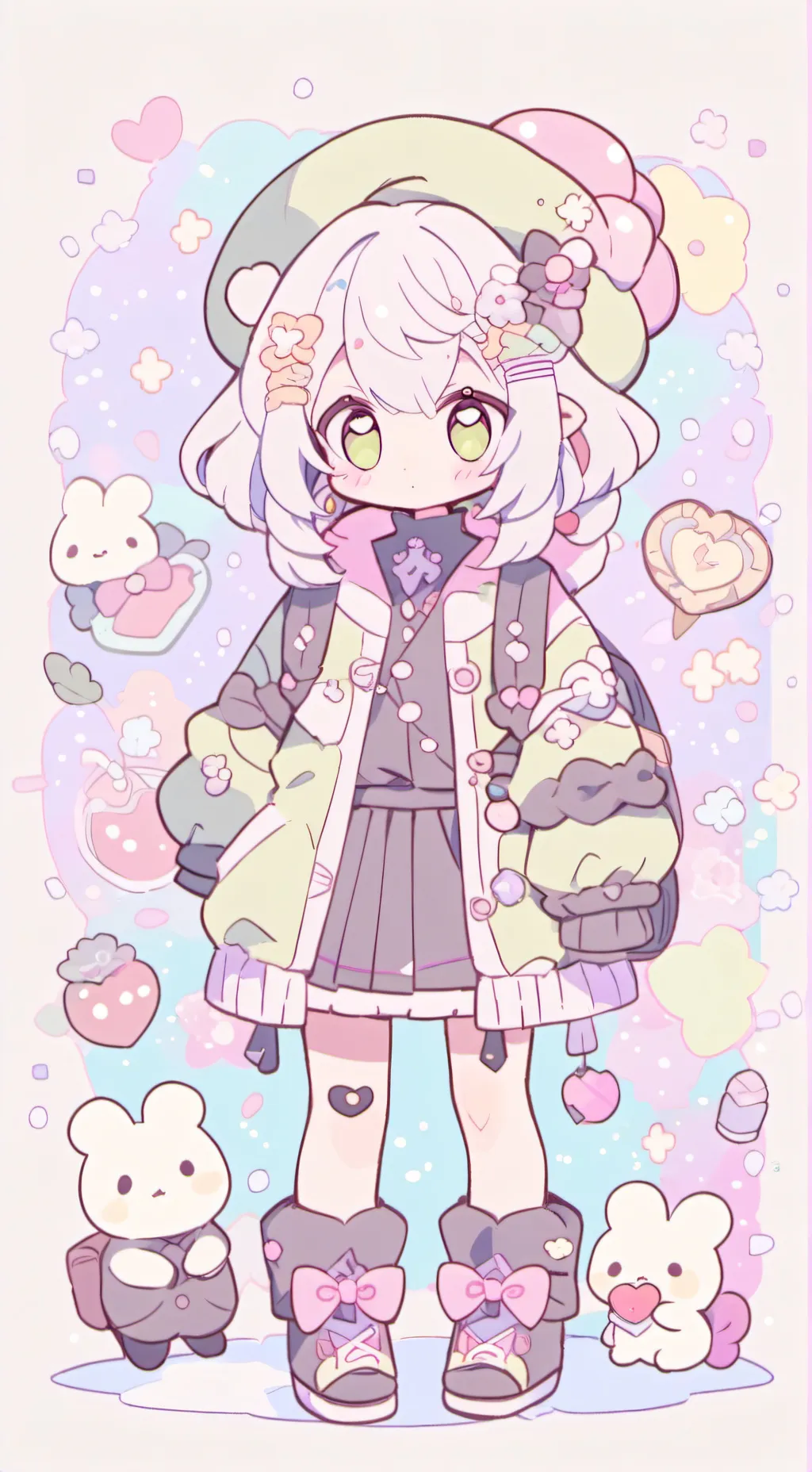 ai character: pijamada real 💋💓⭐ background