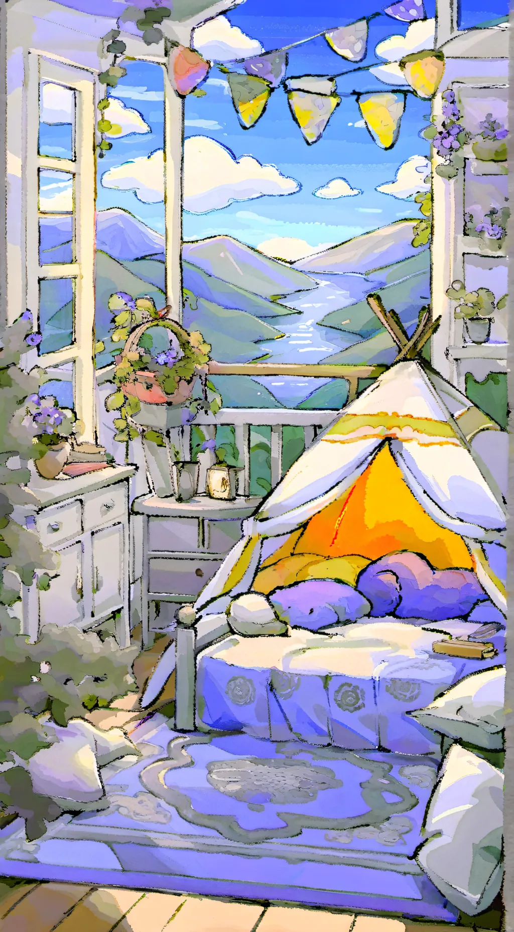 ai character: MHA SLEEP OVER! 😀 background