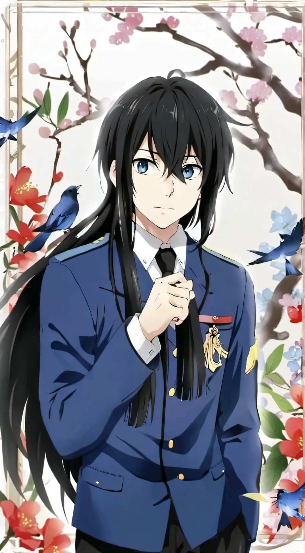 ai character: muichiro background