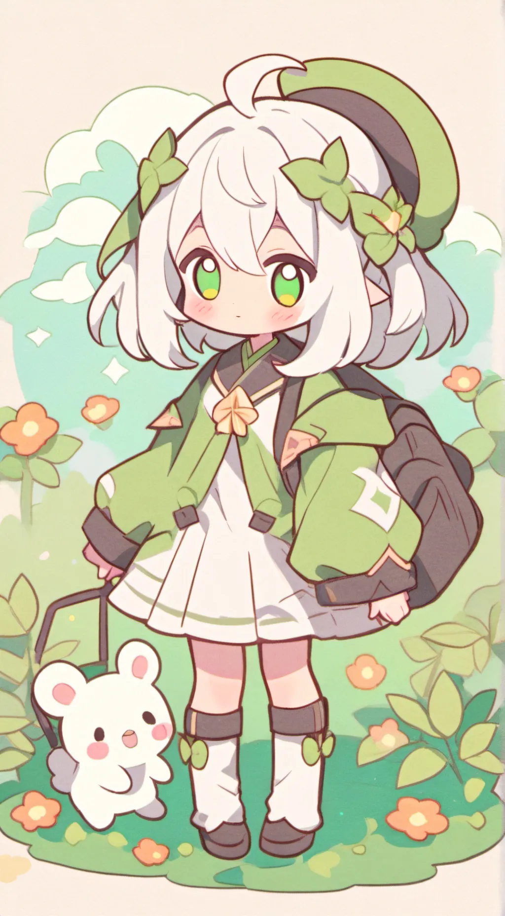 ai character: Mha Concours  background