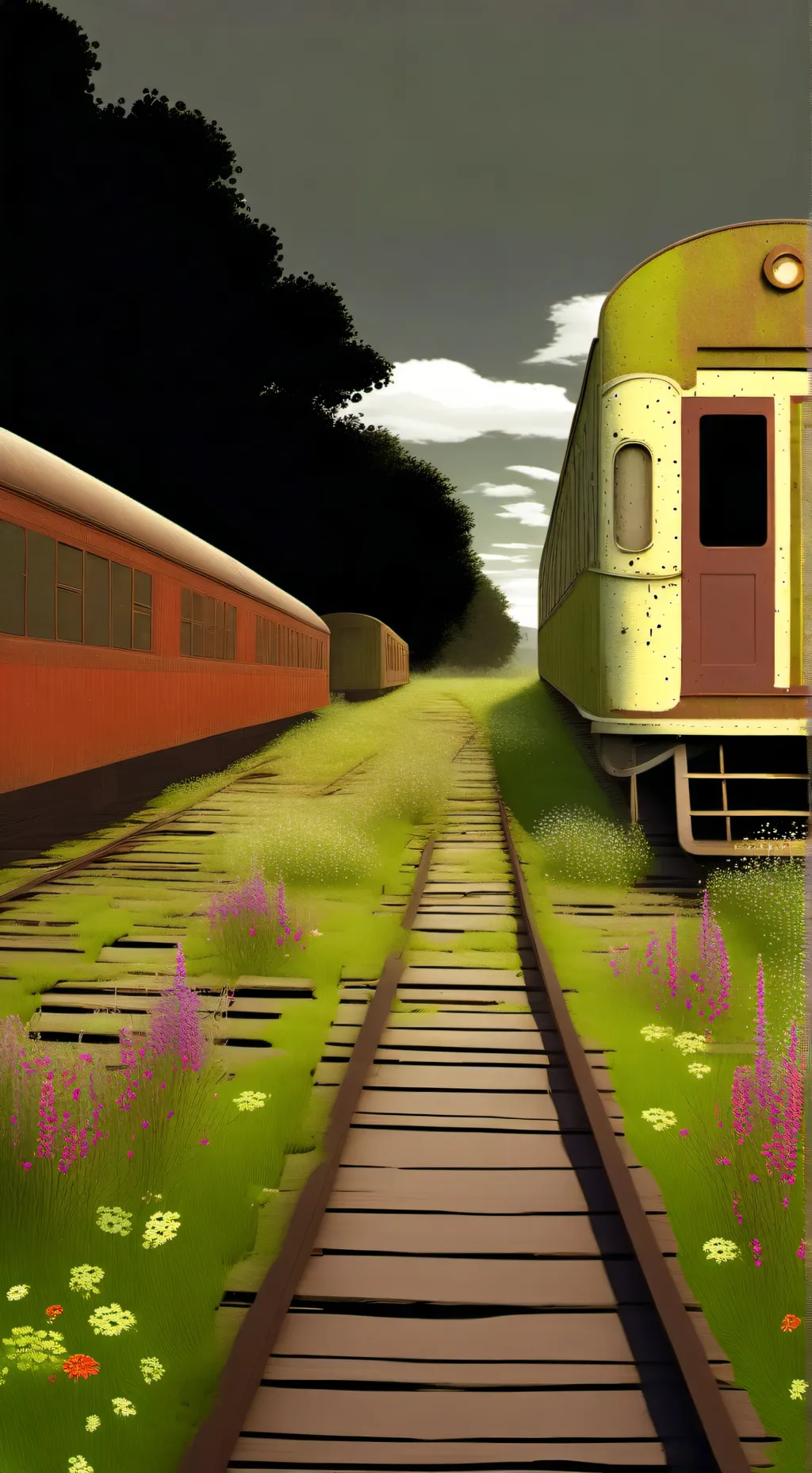 ai character: DEAD RAILS background