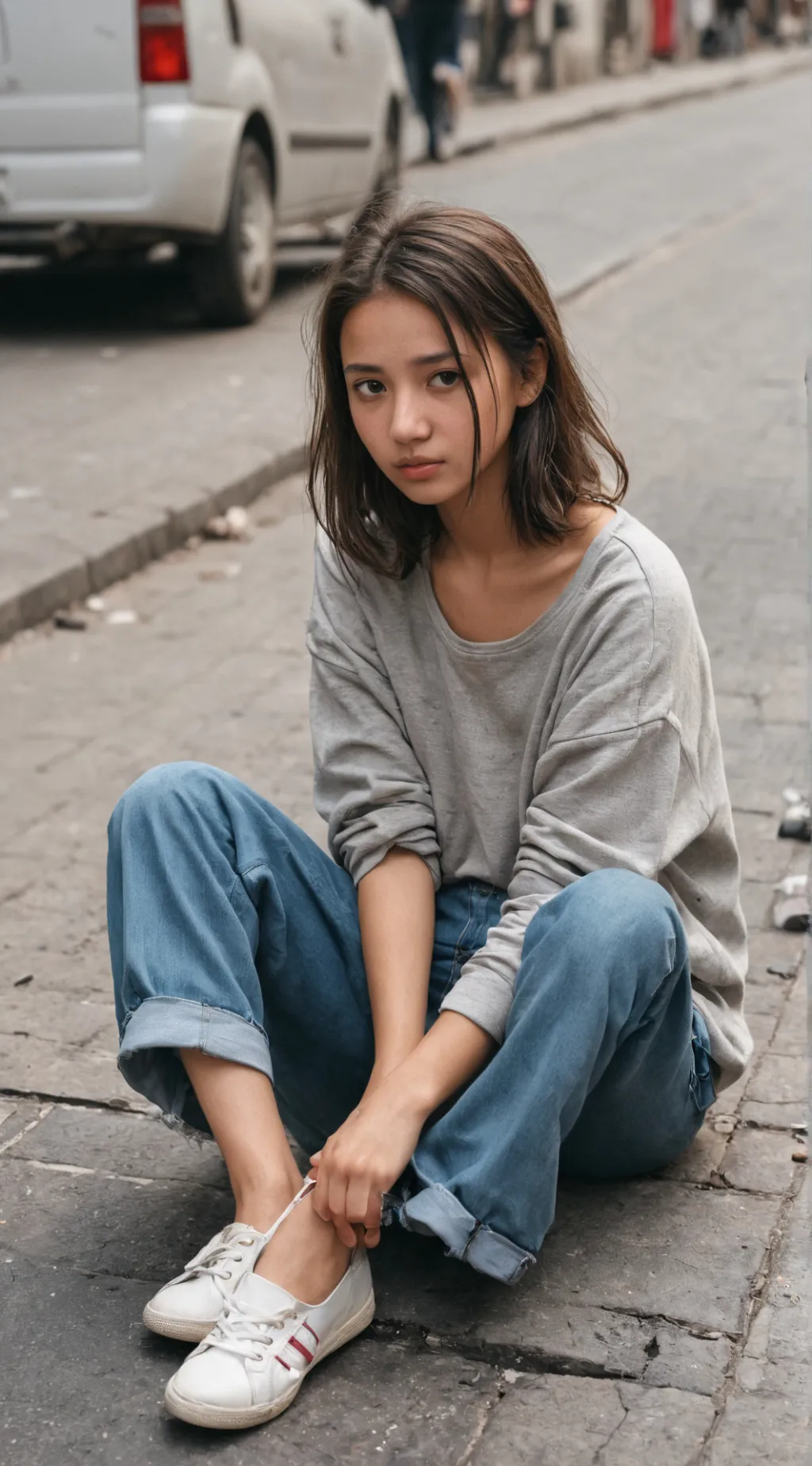 ai character: ella background