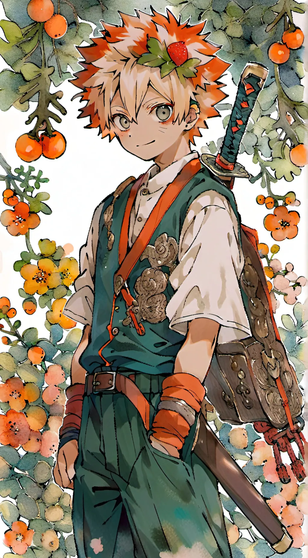 ai character: Bakugo × y/n background