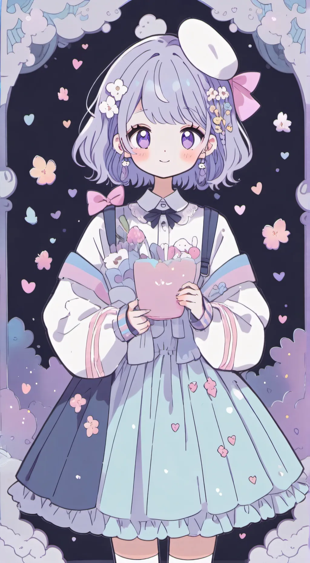 ai character: mitsuque  background