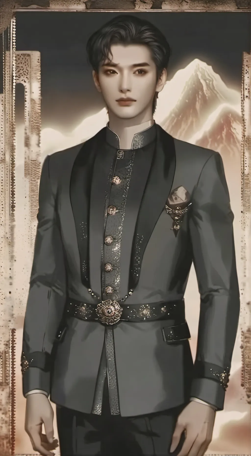 ai character: Xavier  background