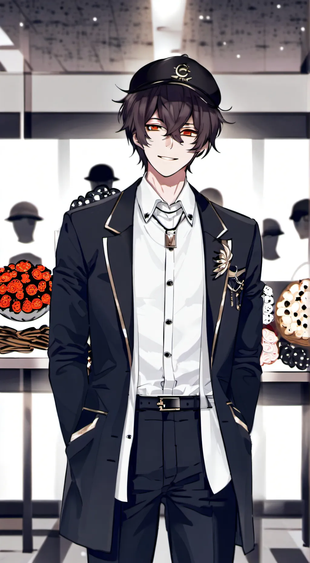 ai character: Mark  background