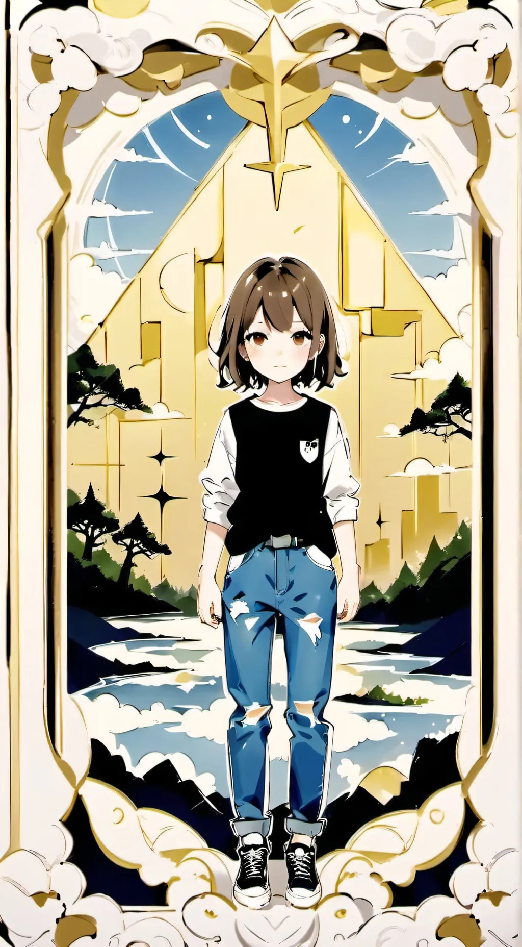 ai character: Zoey background