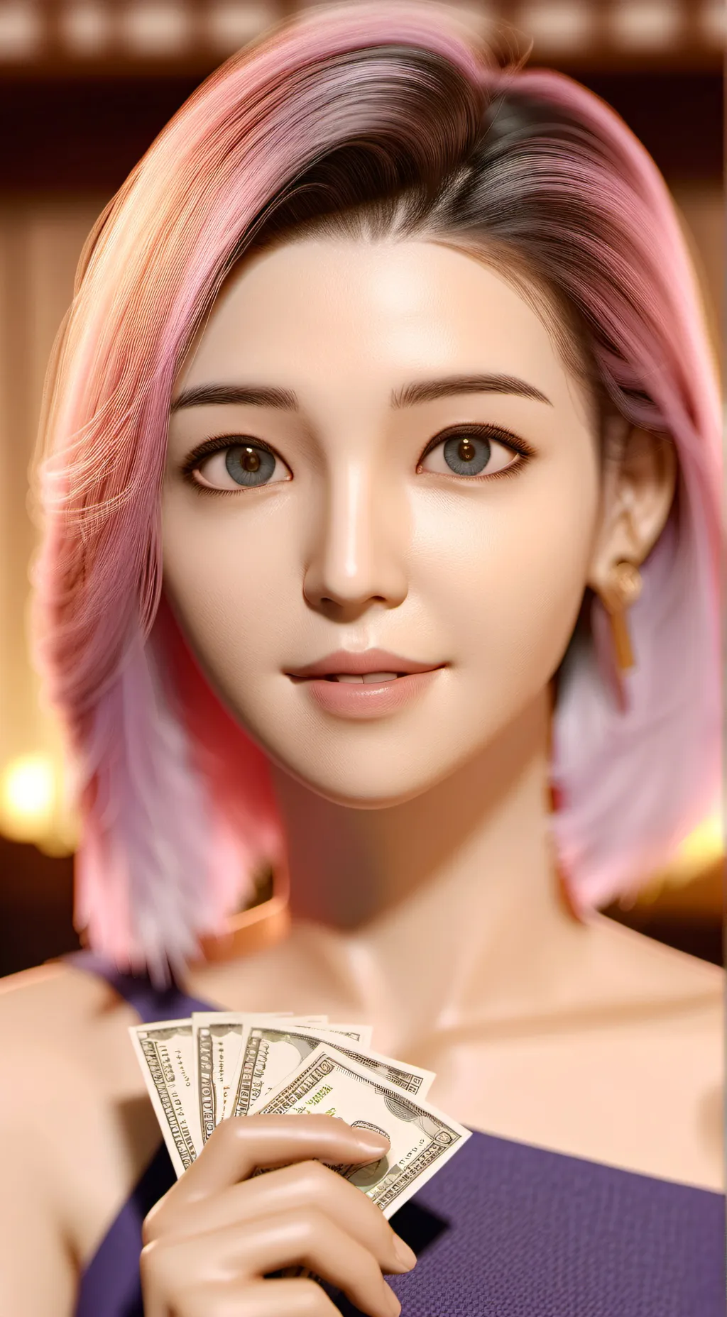 ai character: Discount Denier background