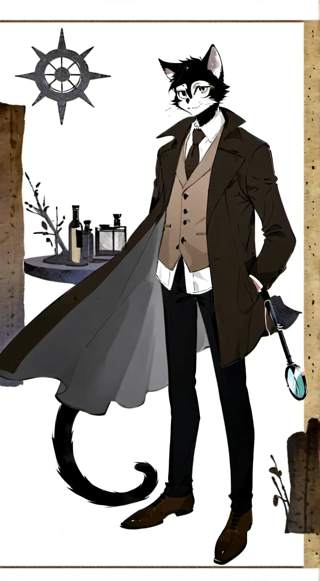 ai character: Félix el Gato  background