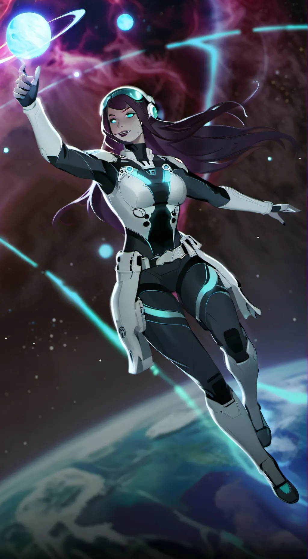 ai character: Nova Skye background