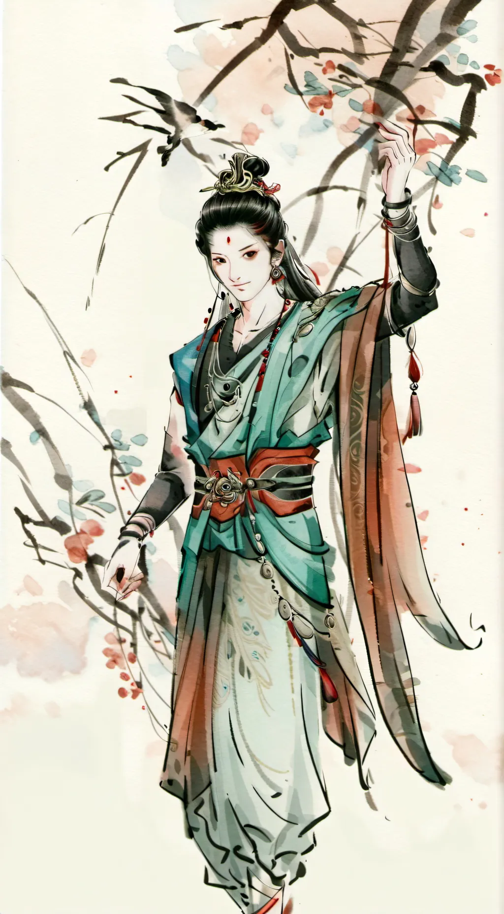 ai character: :)ariana:) background