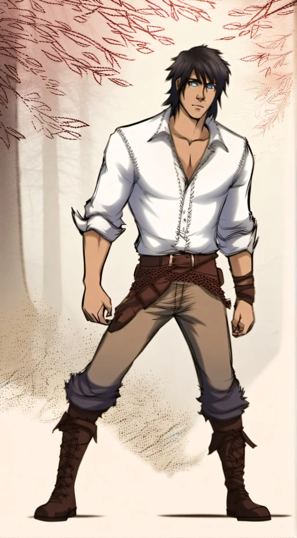 ai character: Daniel  background