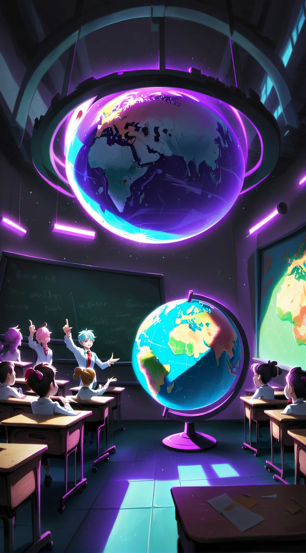 ai character: 6th grade roastttt background