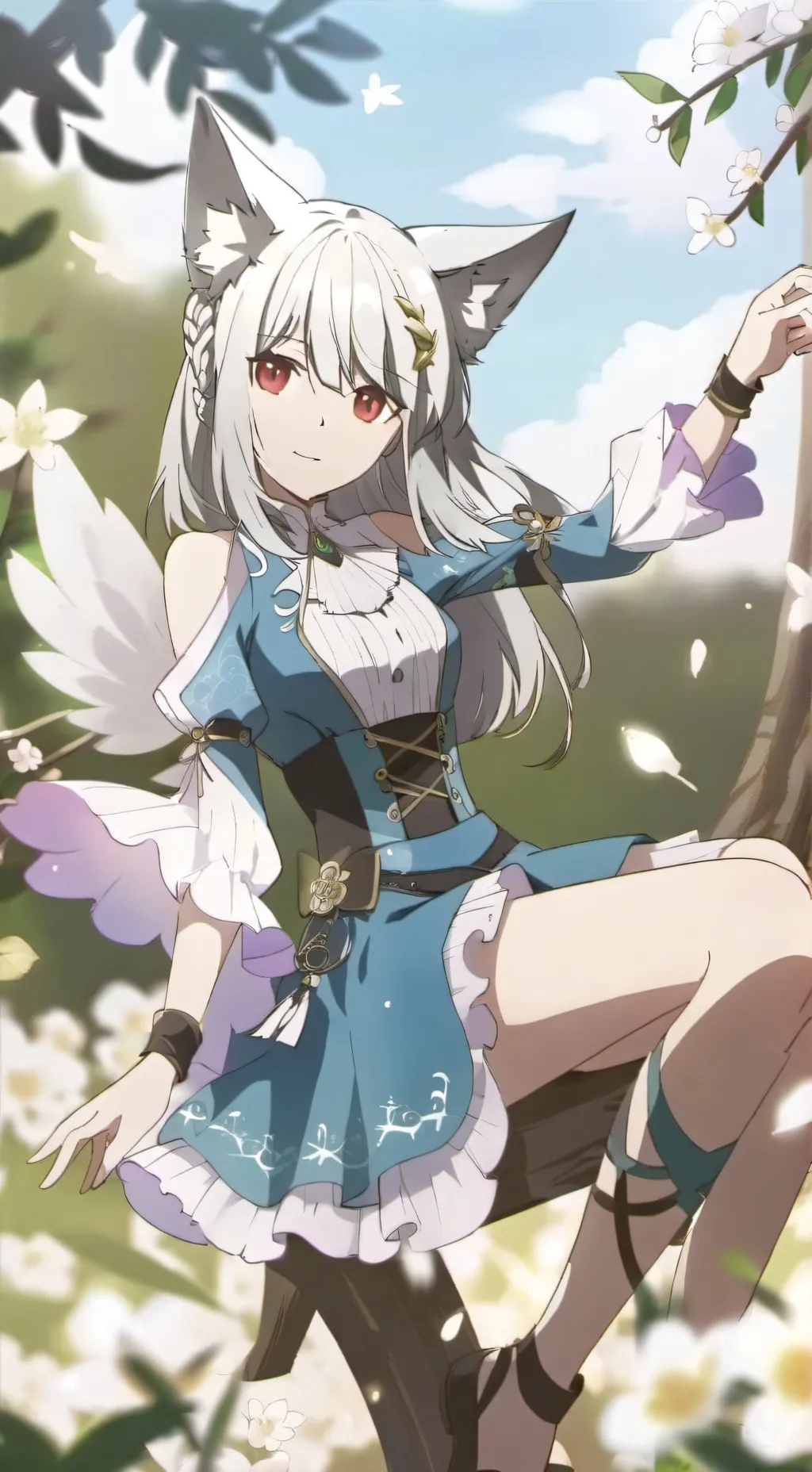 ai character: Sprunki hebrio🌚 background