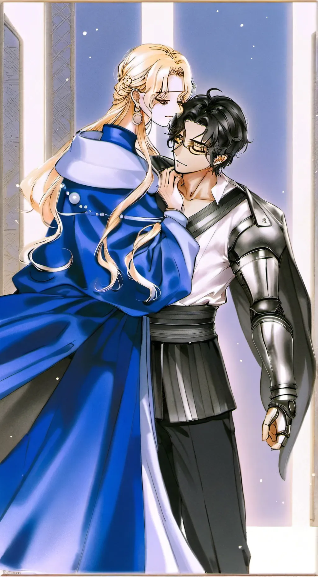 ai character: Muzan x Lucina background