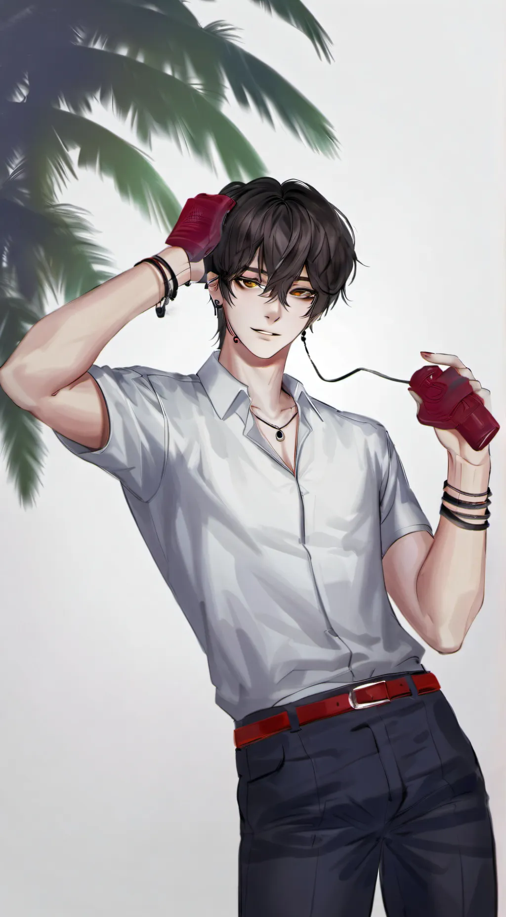 ai character: Damián  background