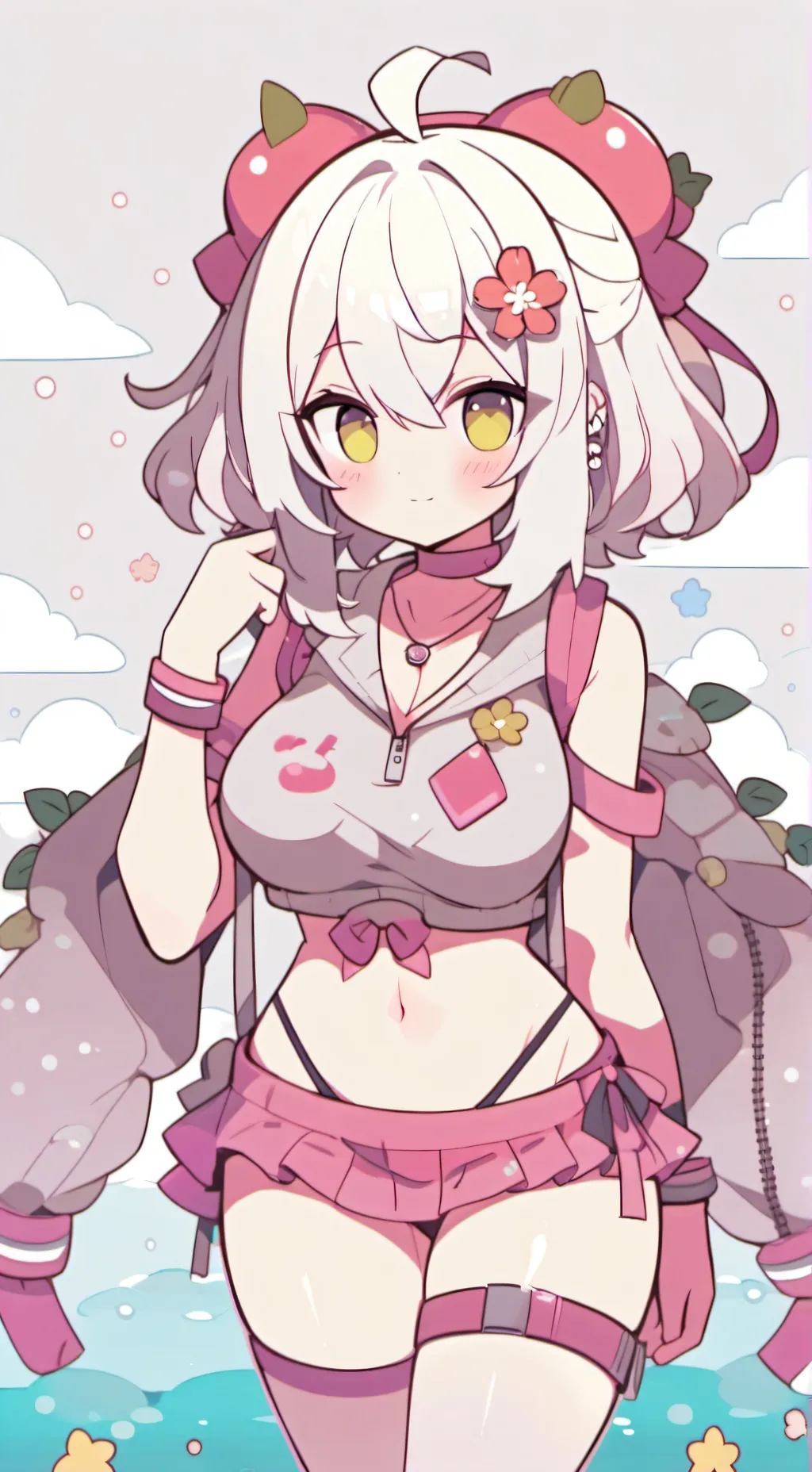 ai character: MHAAAAAA background