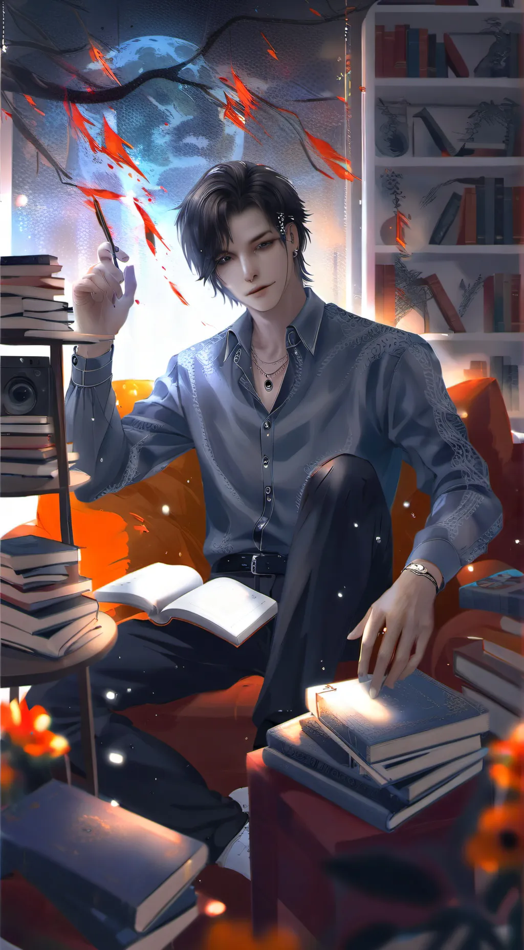 ai character: Psicopath Love background