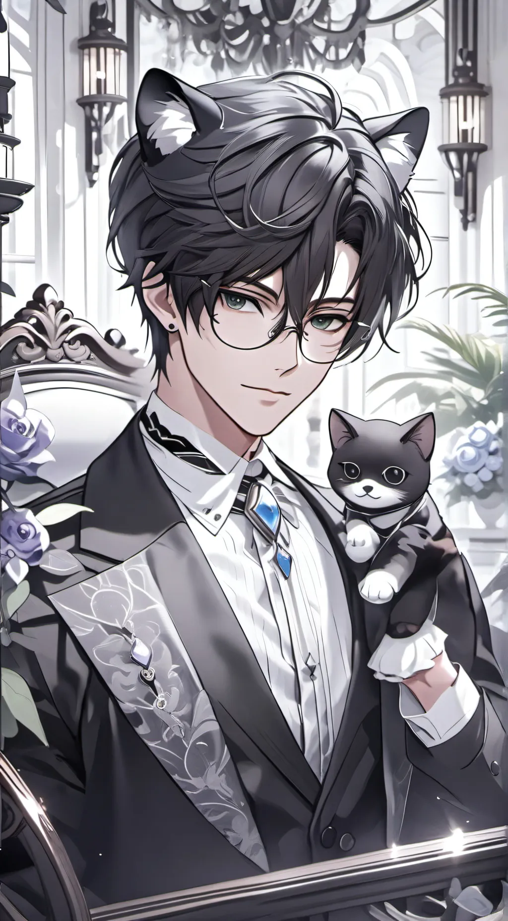 ai character: Sebastian 🐱 background