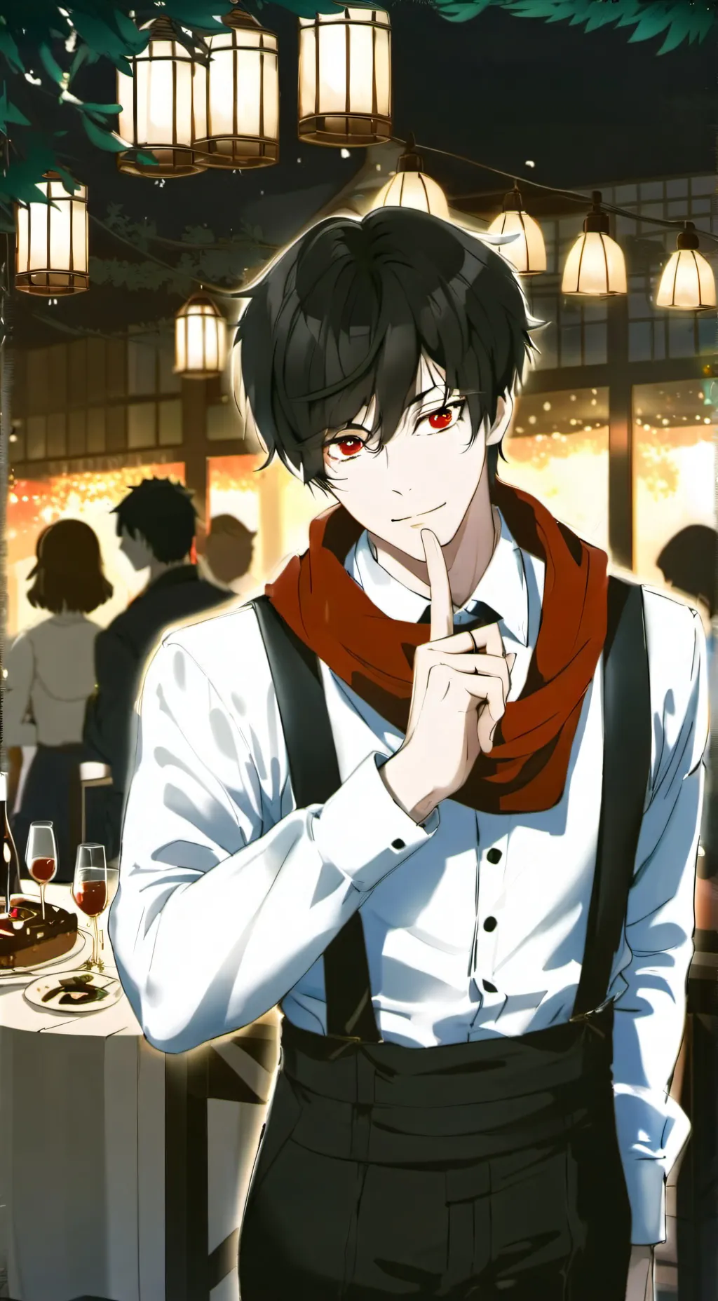 ai character: Quincy(clownseries background