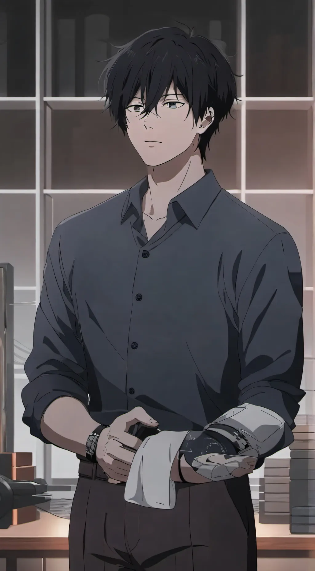 ai character: Yui Survives^v^ background