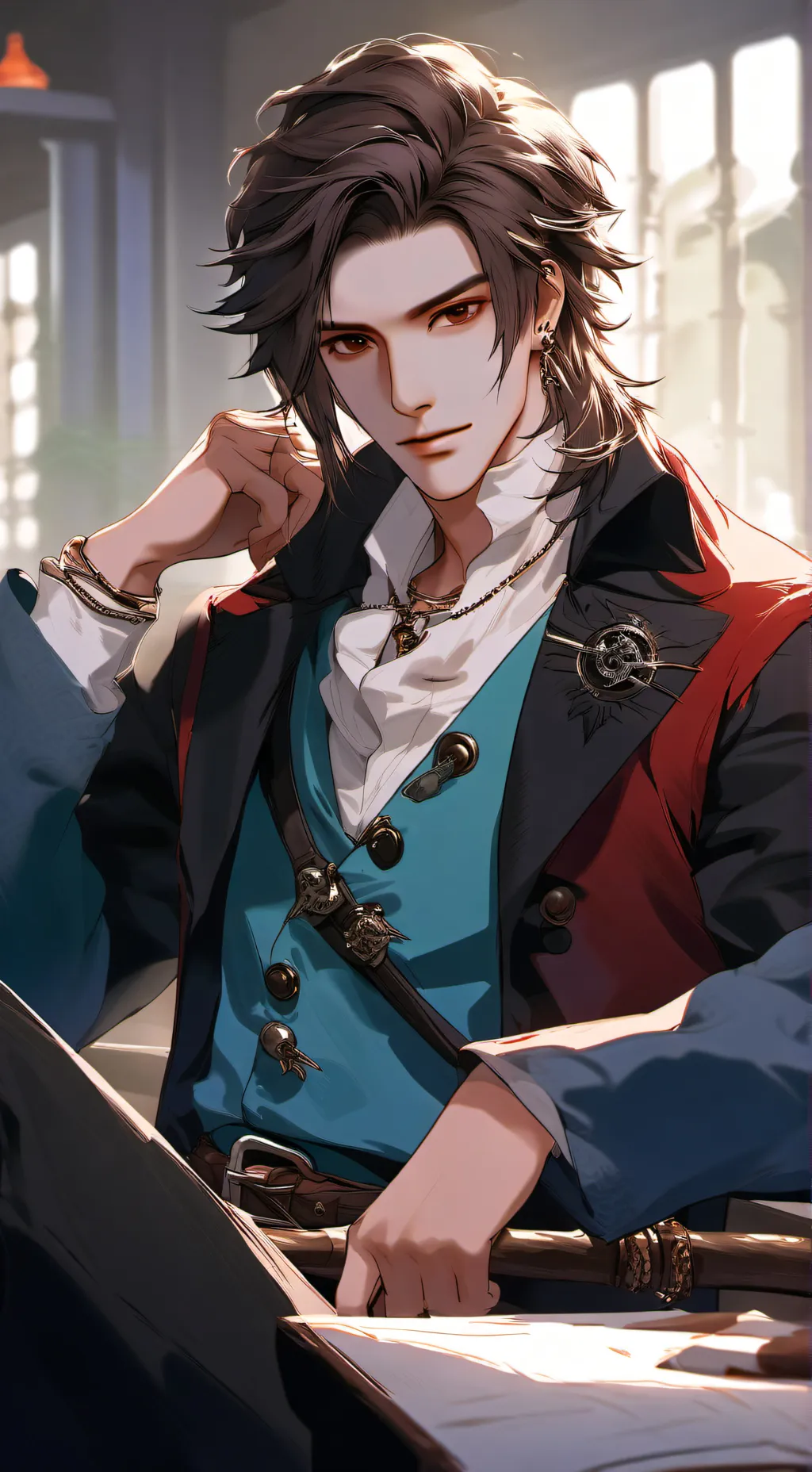 ai character: Samuel  background