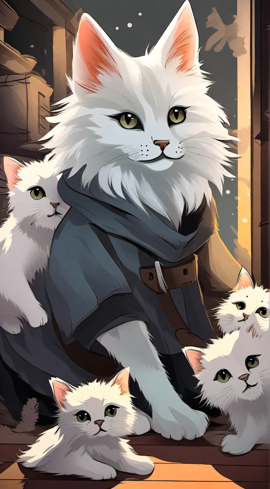 ai character: Pixie'paw  background