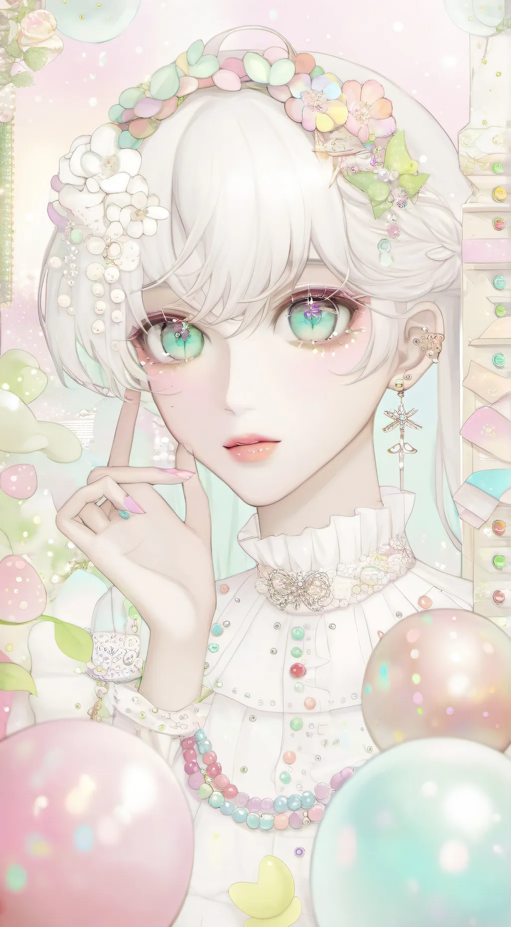 ai character: minji-jho 🦥🏐 background