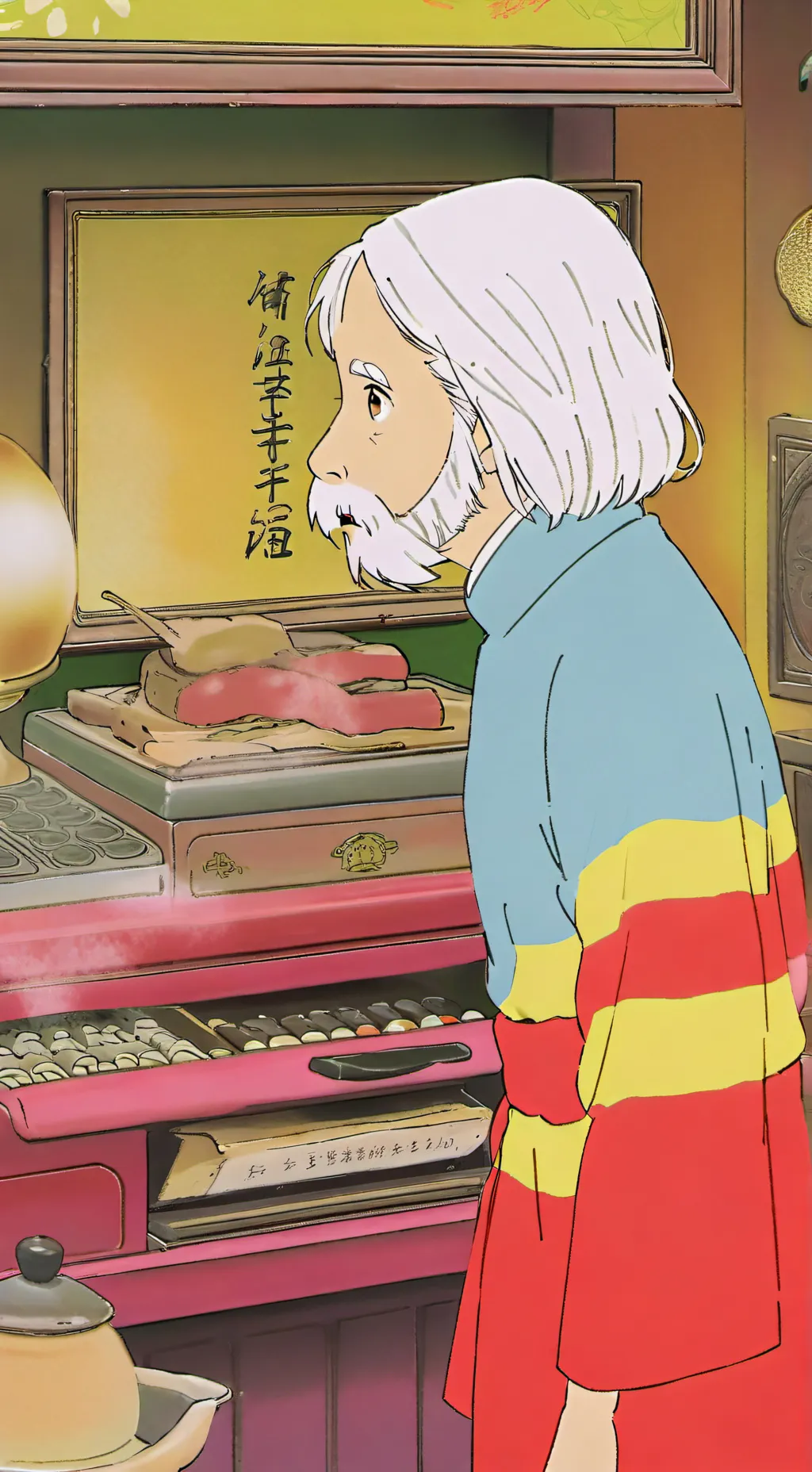 ai character: Дед background