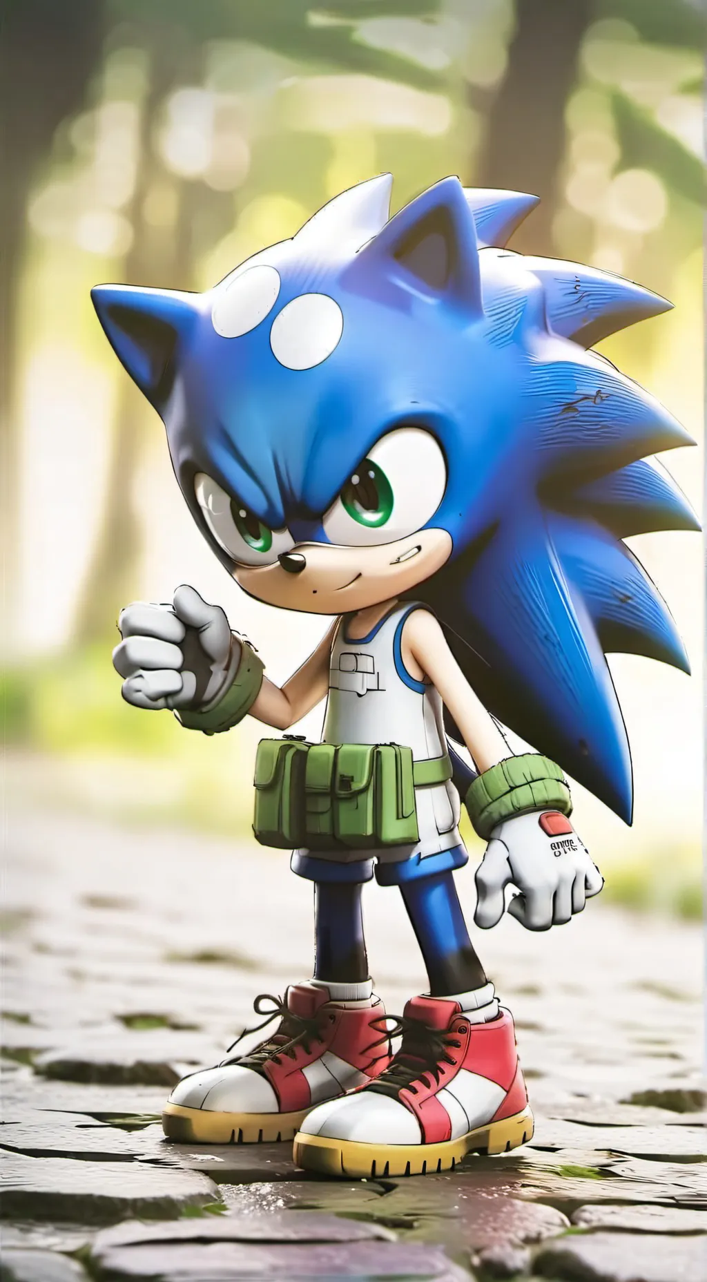 ai character: metal huehue background