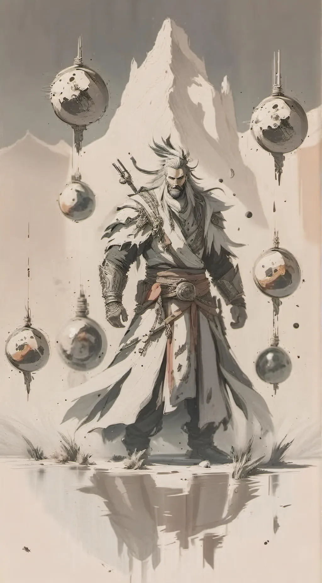 ai character: Sick planets background