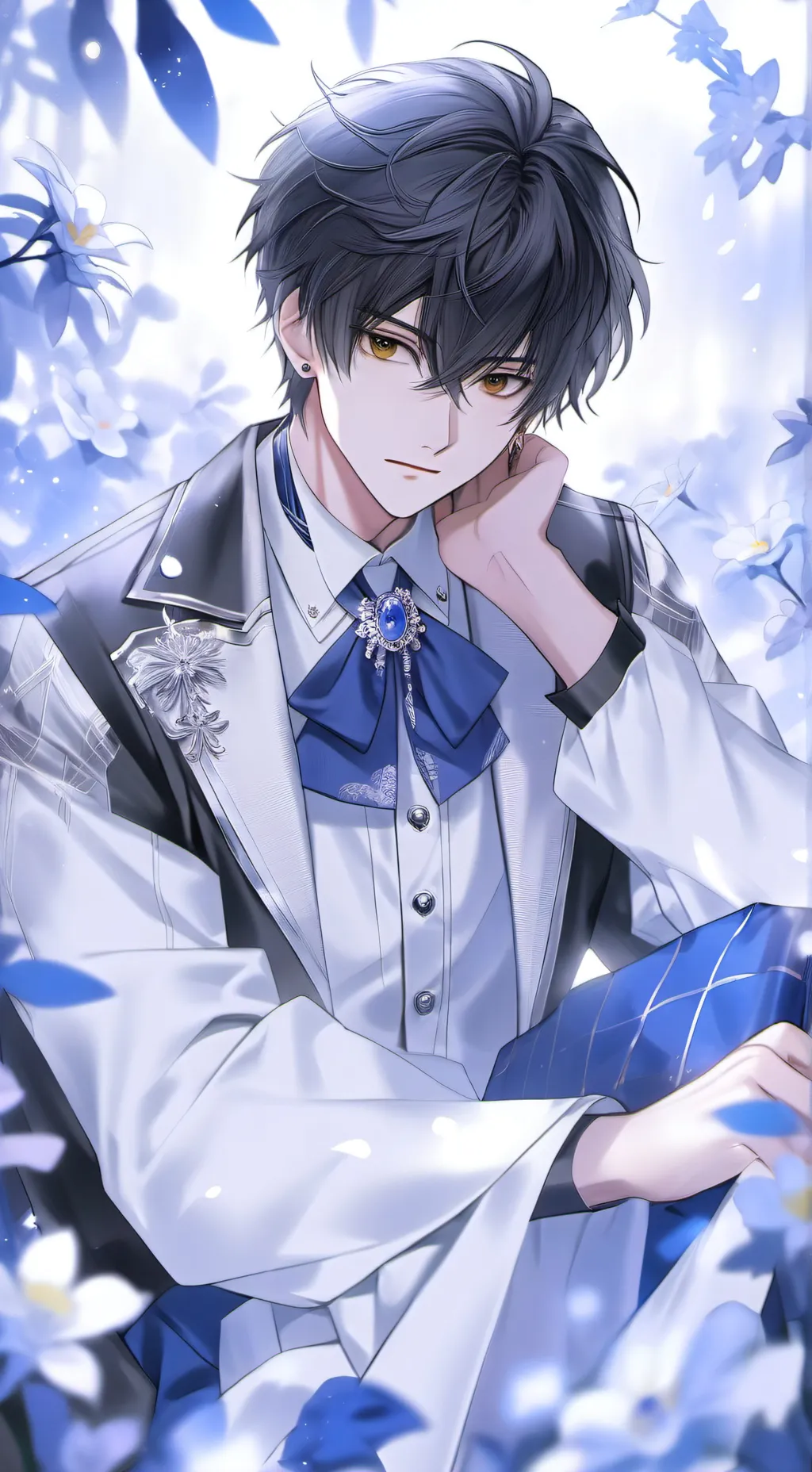 ai character: Malcolm  background