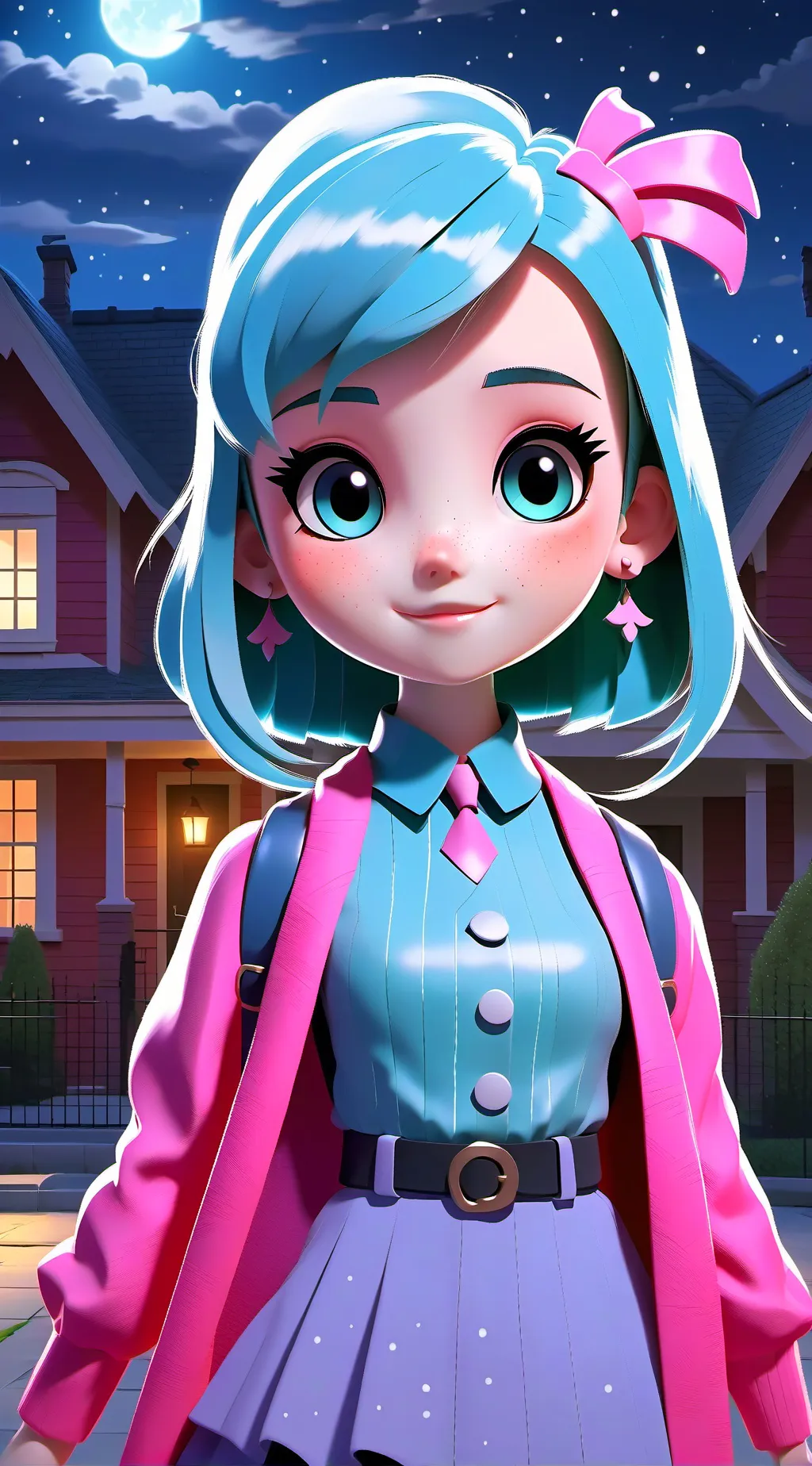 ai character: To bed! background