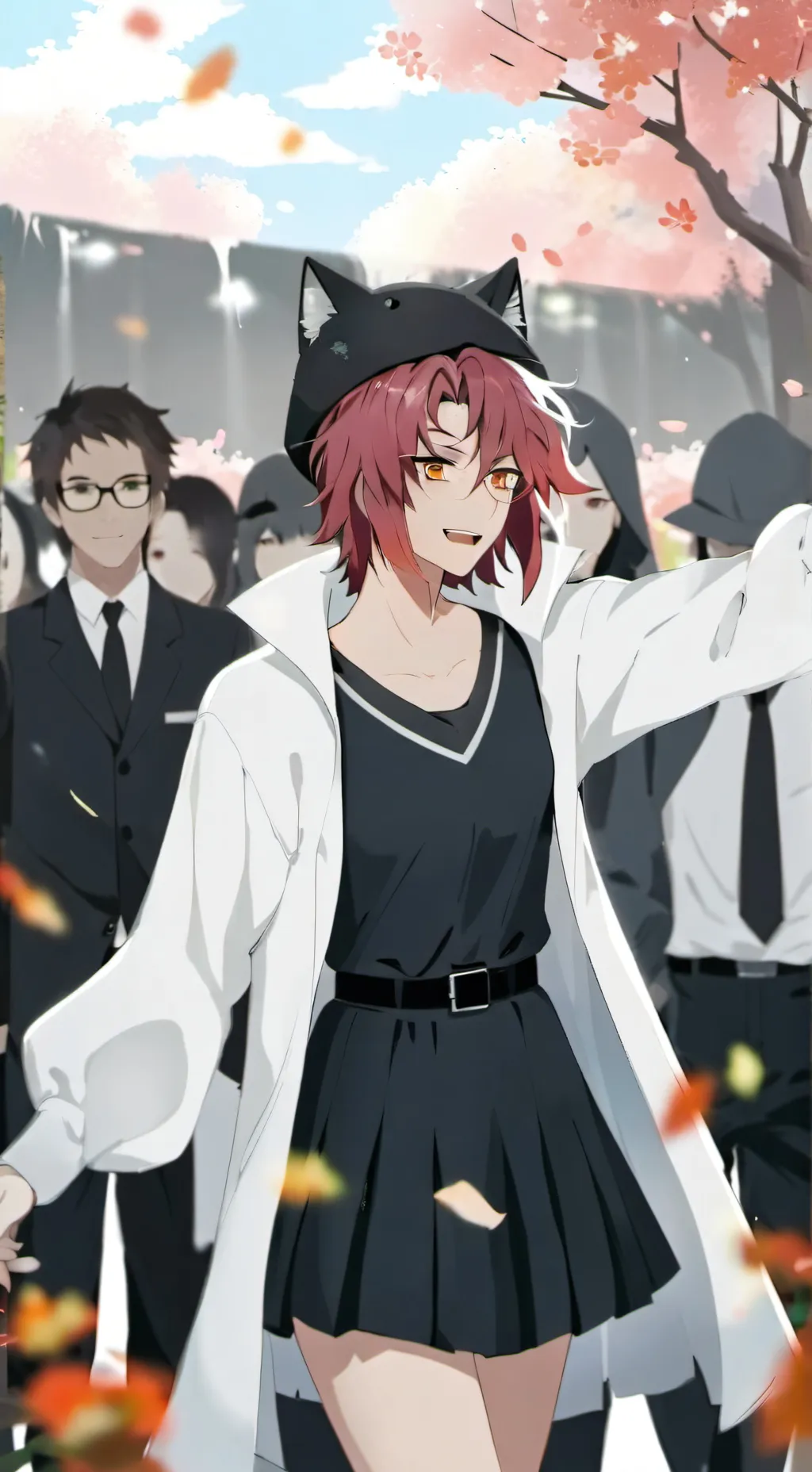 ai character: kirishima background