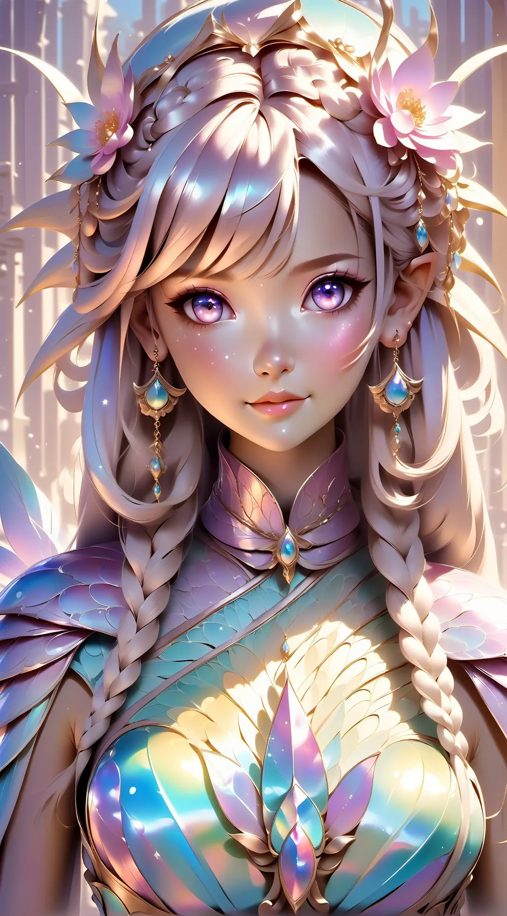 ai character: Verónica  background