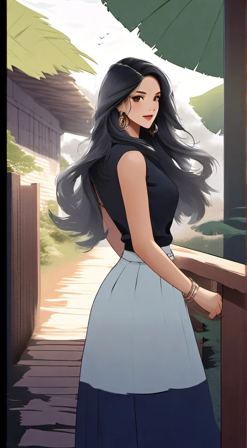 ai character: Novia background