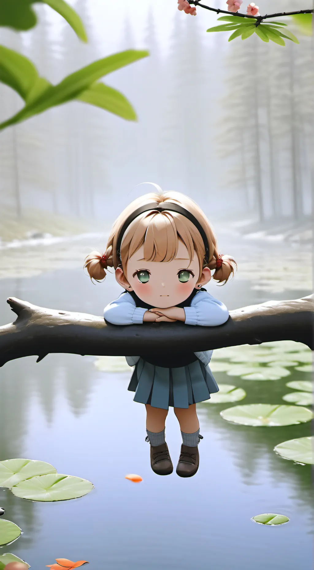 ai character: recienacida background