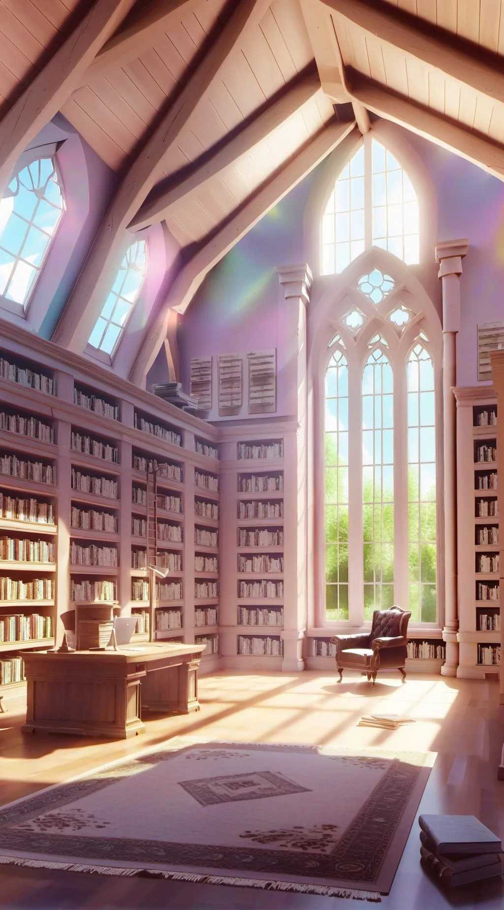 ai character: DW LOBBY background