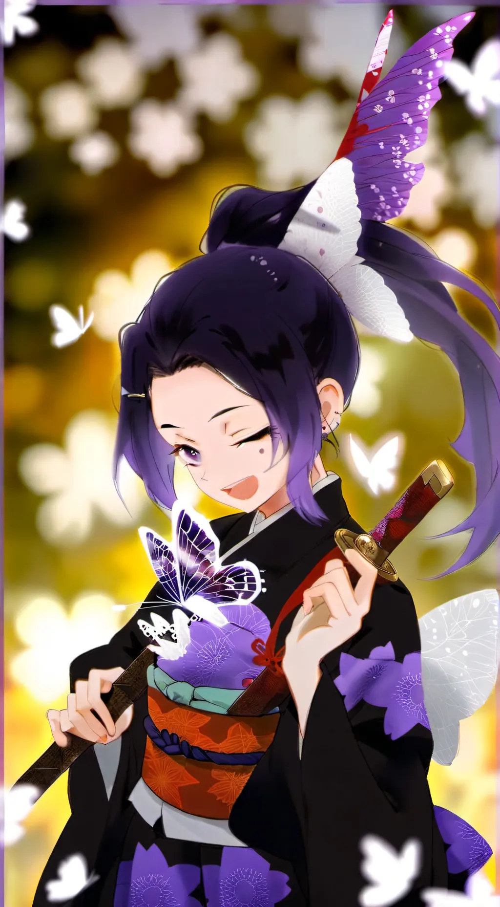 ai character: Shinobu bien?😅🔥 background