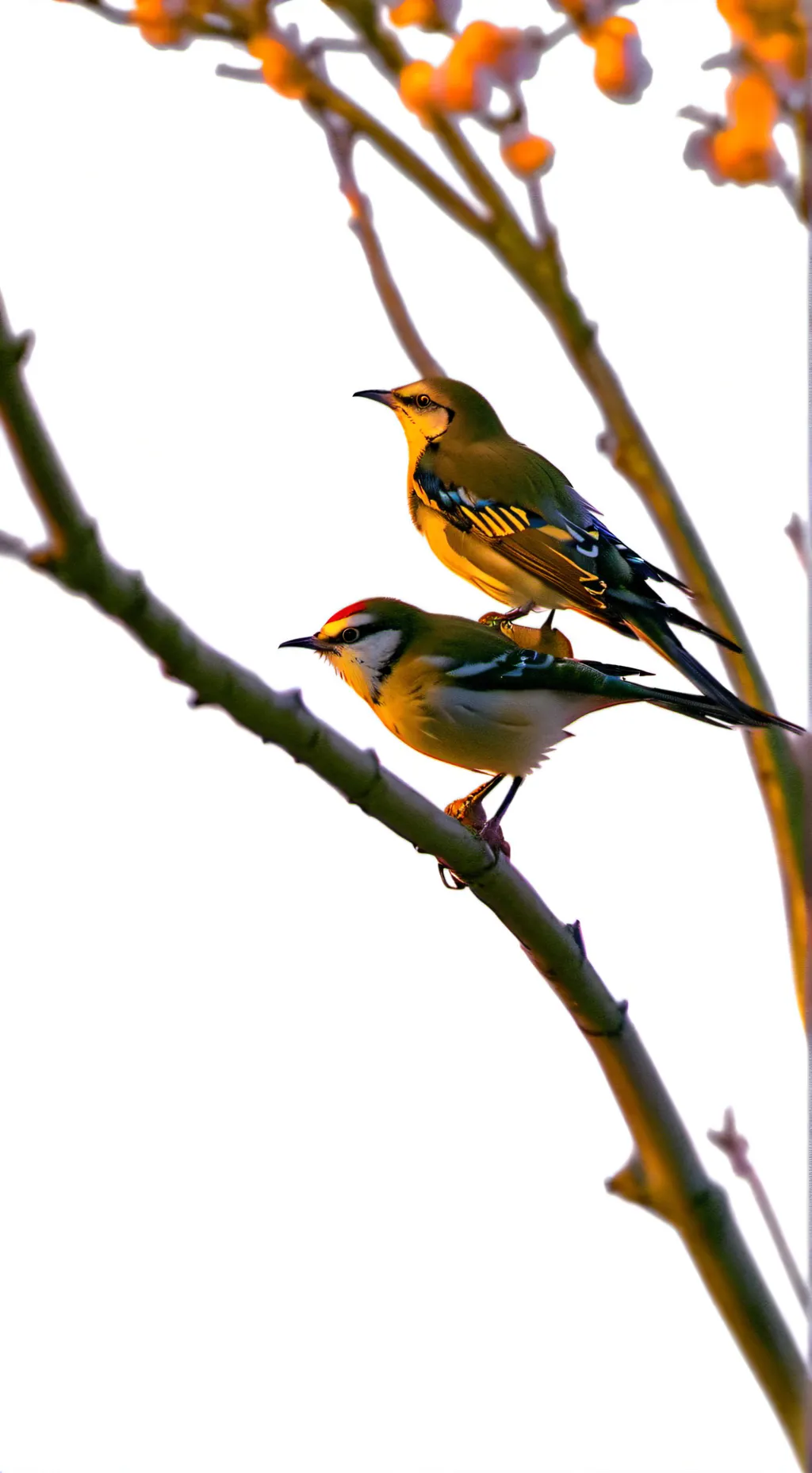 ai character: birds background