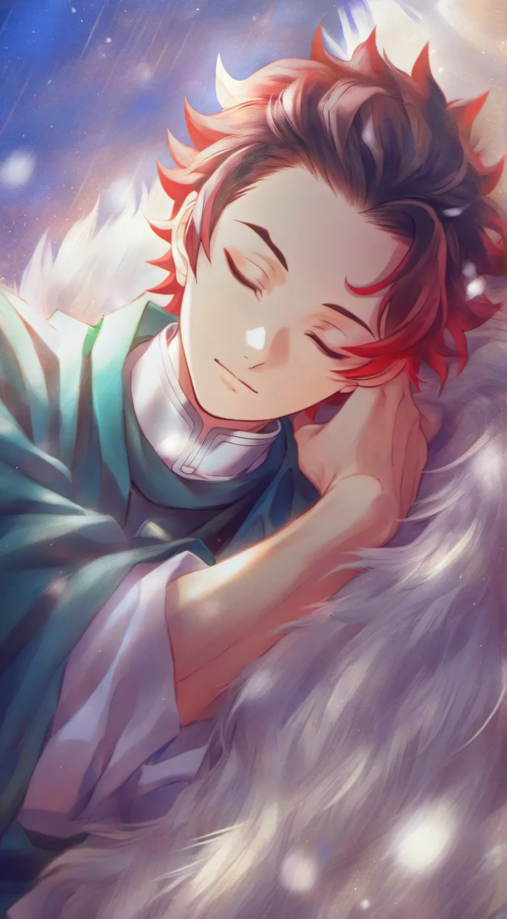 ai character: tanjiro background