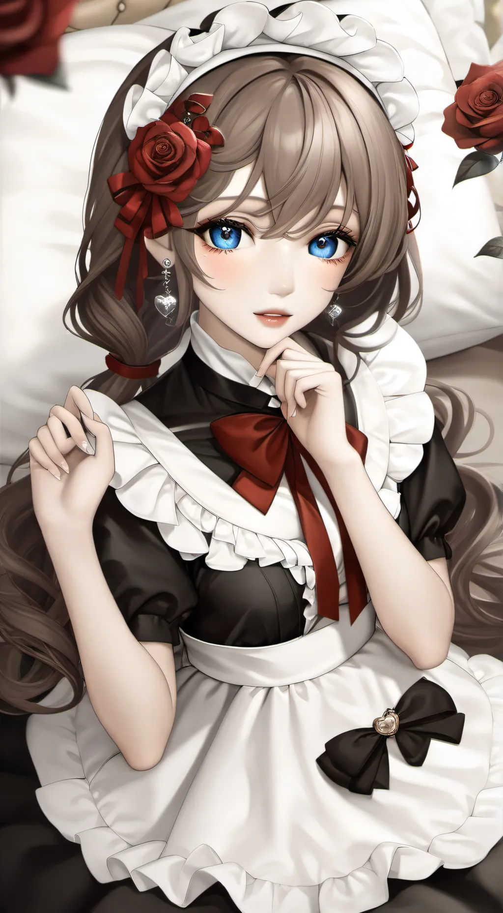 ai character: Rose background