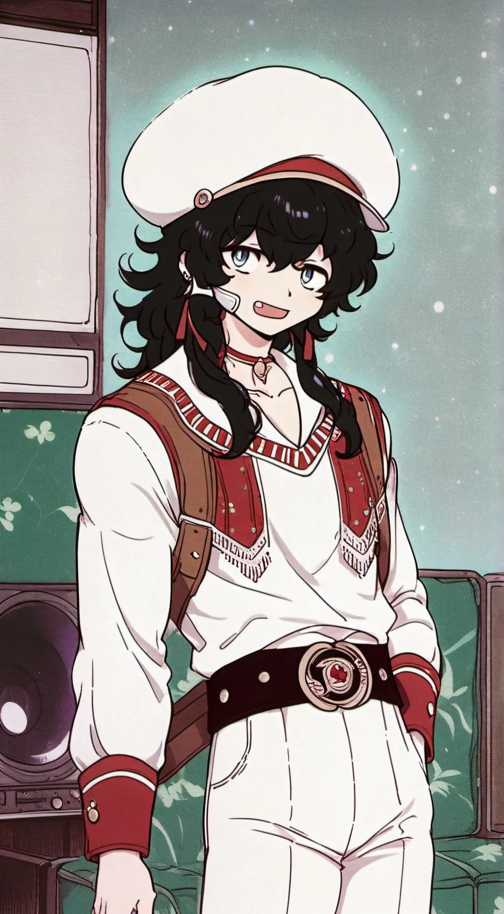 ai character: Marco  background