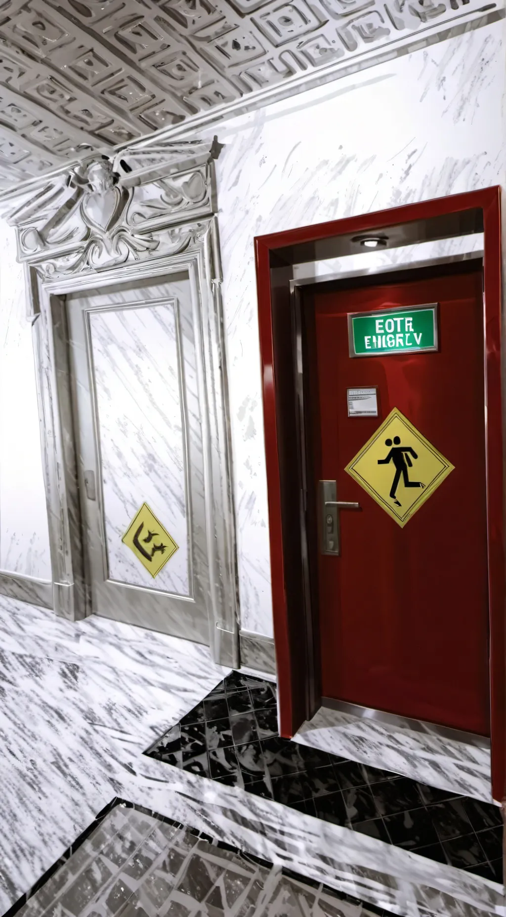 ai character: GET OUT  background