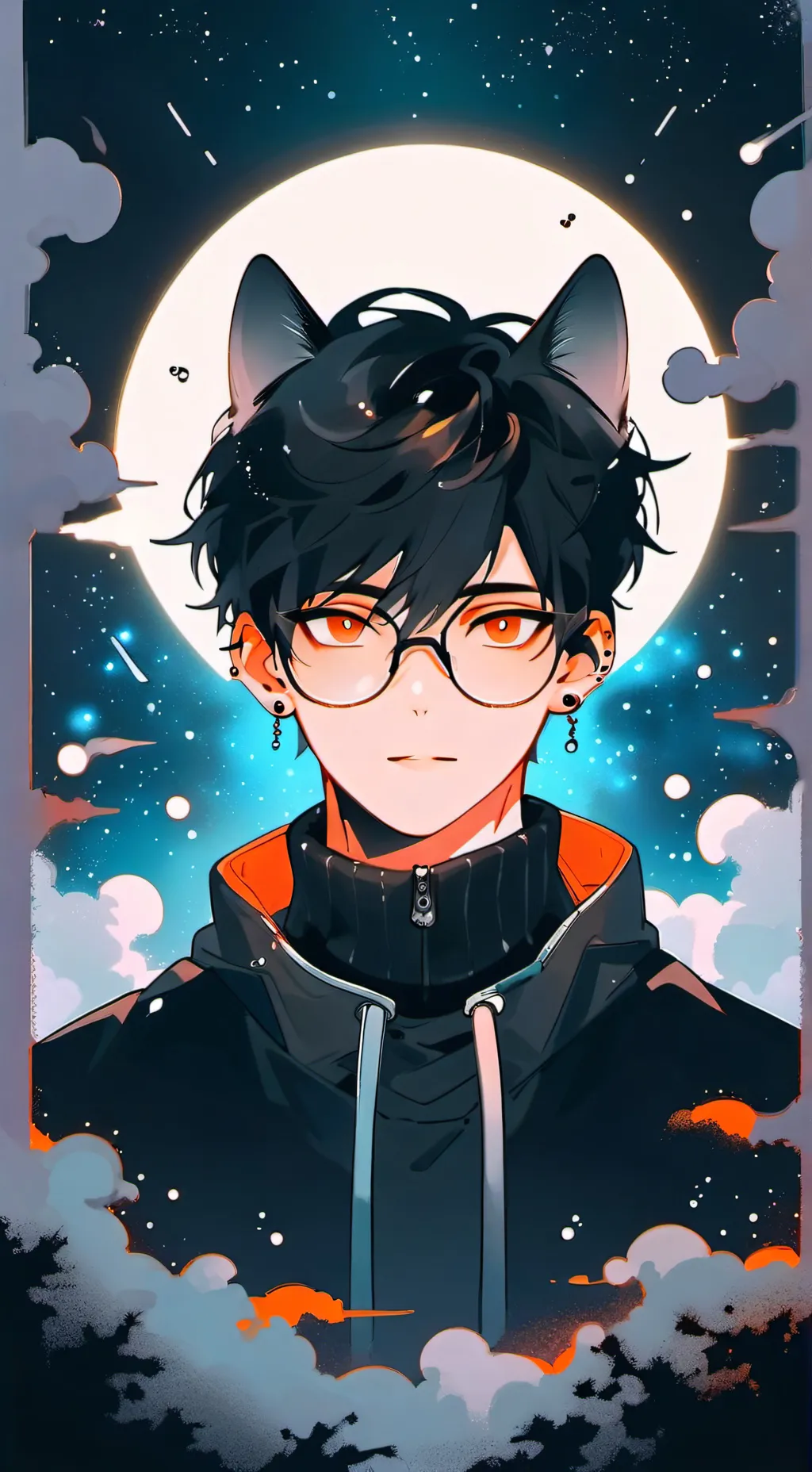 ai character: Gabriel🐱 background