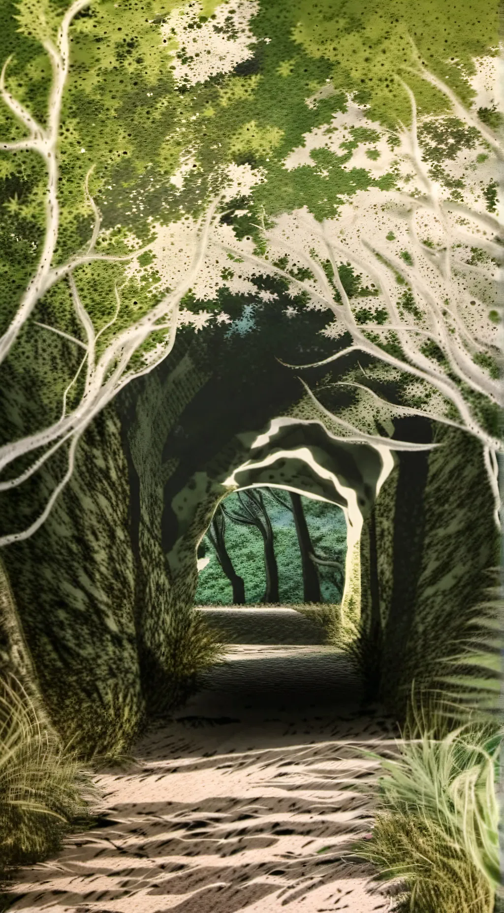 ai character: ｡~°‧nature trip! background