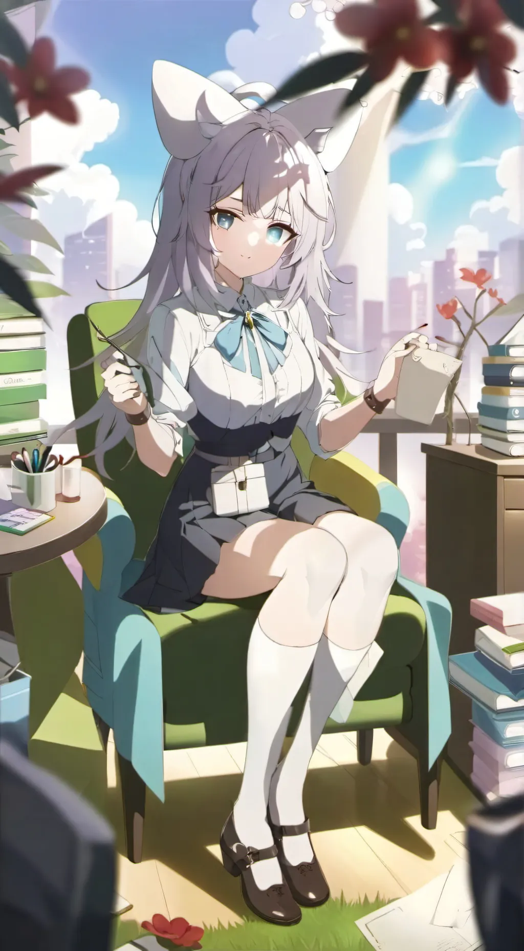 ai character: Sarah  background