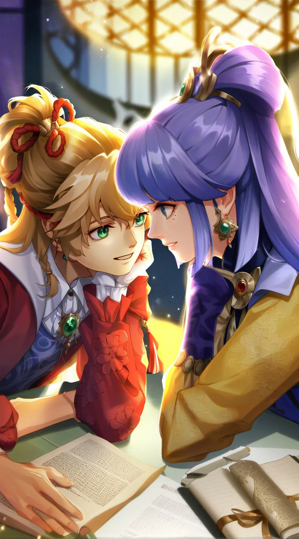 ai character: Anna e Dani background