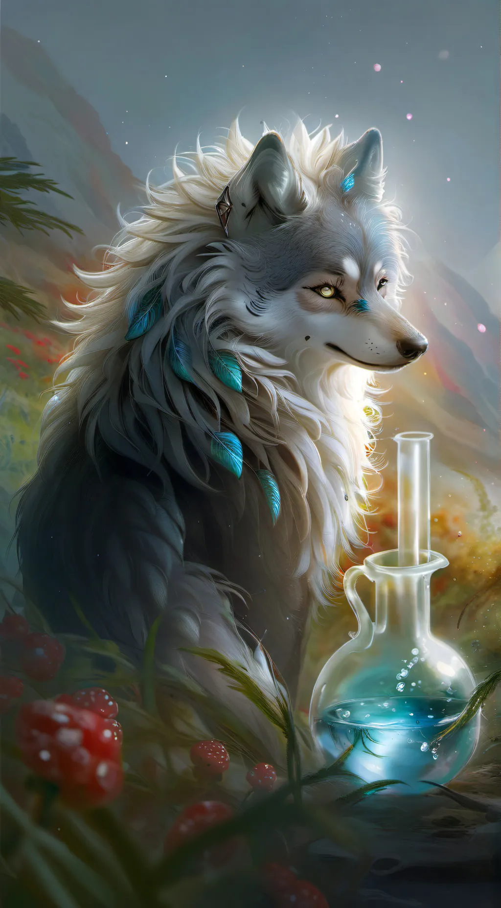 ai character: lucas furry background