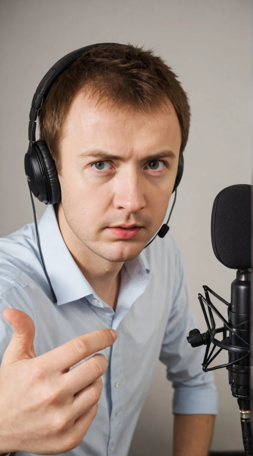 ai character: conduttore radio background